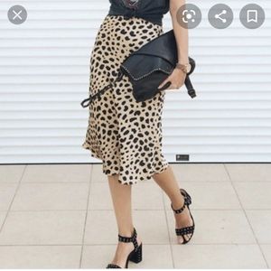 Rachel Zoe Leopard Skirt